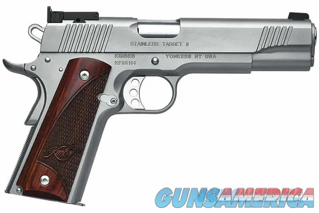 Kimber Stainless Target II 45 ACP, Stainless, 7+1 NEW (3200325)