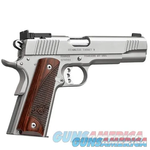 Kimber Stainless Target II 45 ACP, Stainless, 7+1 NEW (3200325)