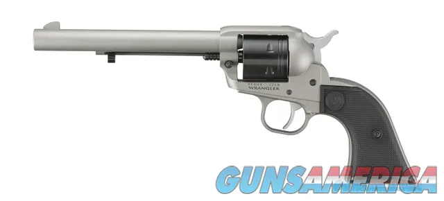 Ruger Wrangler Silver Cerakote 6.5" 6 Shot New (2037)