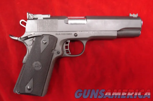 ROCK ISLAND 1911 FS MATCH 45ACP PARKERIZED ADJUSTABLE SIGHTS NEW (51434)