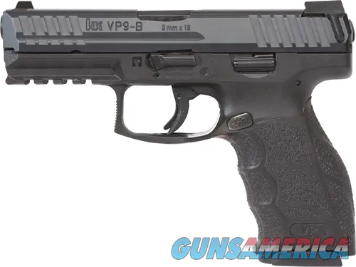 HK HK VP9-B 9MM 4.09" 17RD BL 2 MAGS