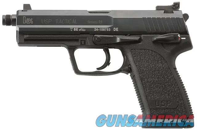 Heckler & Koch HK USP Tactical DASA 9mm 4.86" Threaded NEW 15+1 (81000347)