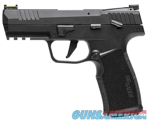 Sig Sauer P322 22LR, 20+1, 4" Threaded Barrel NEW (322CBAS)