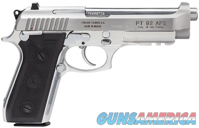 Taurus Taurus PT-92 Stainless 9MM 5" New (1-920159-17)