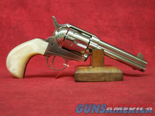 Uberti 1873 Cattleman Doc .45 Colt 4.75" Nickel Barrel (356714)