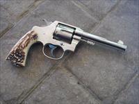 COLT .45, NICKEL NEW SERVICE, W/ GORGEOUS STAGS  Img-1