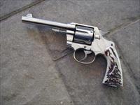 COLT .45, NICKEL NEW SERVICE, W/ GORGEOUS STAGS  Img-2