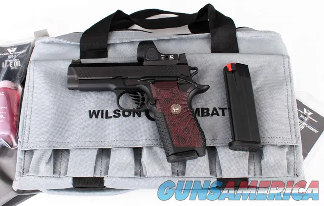 Wilson Combat 9mm – EDC X9, VFI SERIES, 15-RD, 4”, SRO, CHERRY GRIPS, vintage firearms inc