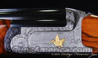 REDUCED PRICE - Perazzi Over/Under MX8 12 Gauge - UMBERGER EXHIBITION STOCK, TUSCANO ENGRAVED Img-4