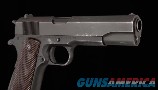 Remington Rand 1911A1 .45ACP - 1943, FACTORY, HOLSTER, vintage firearms inc
