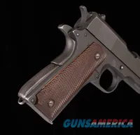 Remington Rand 1911A1 .45ACP - 1943, FACTORY, HOLSTER, vintage firearms inc