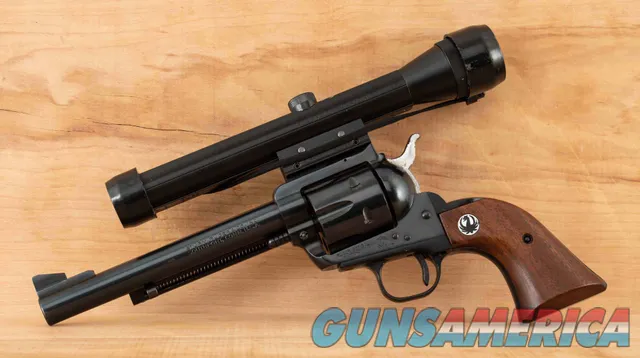 Ruger Blackhawk, .357MAG - 1970, 98%, SCOPED, 6.5”, vintage firearms inc