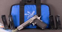 Wilson Combat KZ-45 - 5, 10+1, STAINLESS SLIDE, LIKE NEW CONDITION vintage firearms inc Img-1