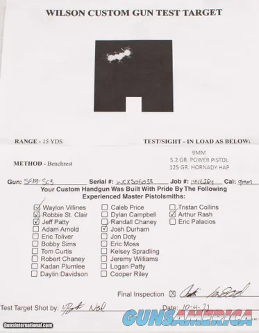 Wilson Combat 9mm - SFX9, 3.25", 10-RD, VFI SIGNATURE, BLACK EDITION, VFI