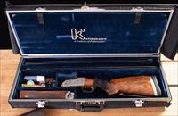 Krieghoff K-80 – GOLD SUPER SCROLL, SUB-GAUGE W/CARRIER BARREL, vintage firearms inc