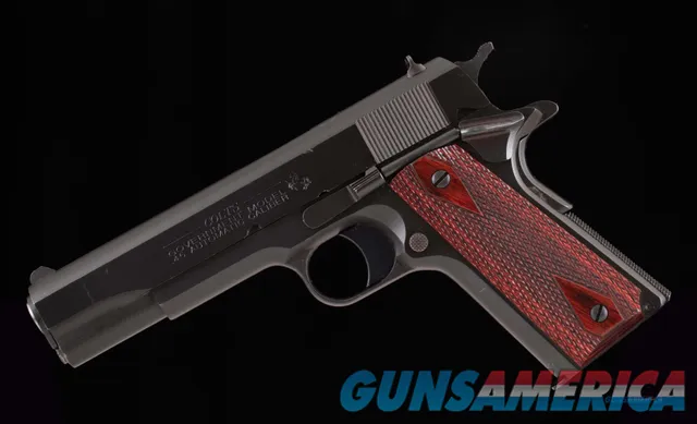  Colt Government Series 80 - 1911, CHERRY GRIPS, vintage firearms inc