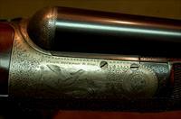 John Dickson and Sons Round Body 12ga. – RARE GAME SCENE ENGRAVED