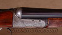 John Dickson and Sons Round Body 12ga. – RARE GAME SCENE ENGRAVED