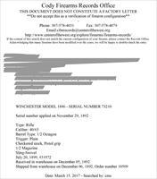 Winchester 1886 Deluxe Rifle - .45-90, FACTORY DOC FACTORY DOCUMENTED, 95% FACTORY COLORS, OPTIONS