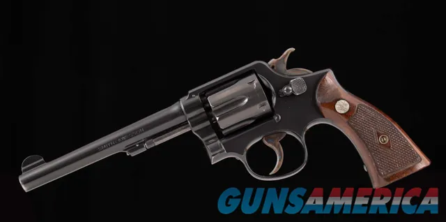 SMITH & WESSON M&P REVOLVER .38SPL – 98% BLUE, C1947, vintage firearms inc