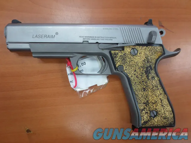 Laseraim 5" stainless 45 cal pistol 