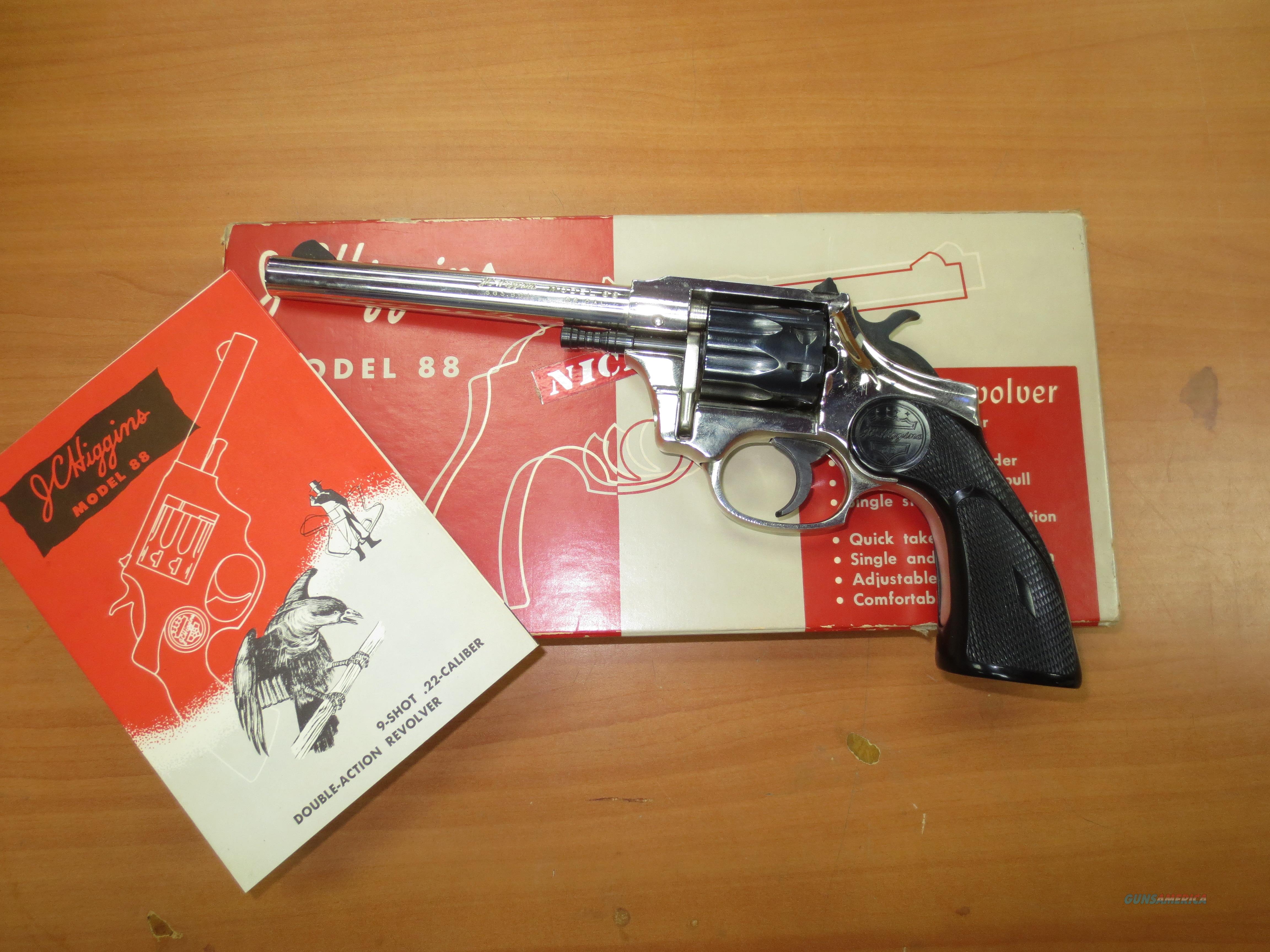 JC Higgins Model 88 revolver 9 shot for sale at Gunsamerica.com 