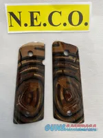 CROSS CUT MAMMOTH IVORY 1911 PISTOL GRIPS