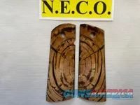 CROSS CUT MAMMOTH IVORY 1911 PISTOL GRIPS