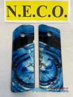 CROSS CUT MAMMOTH IVORY 1911 PISTOL GRIPS