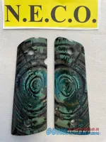 CROSS CUT MAMMOTH IVORY 1911 PISTOL GRIPS