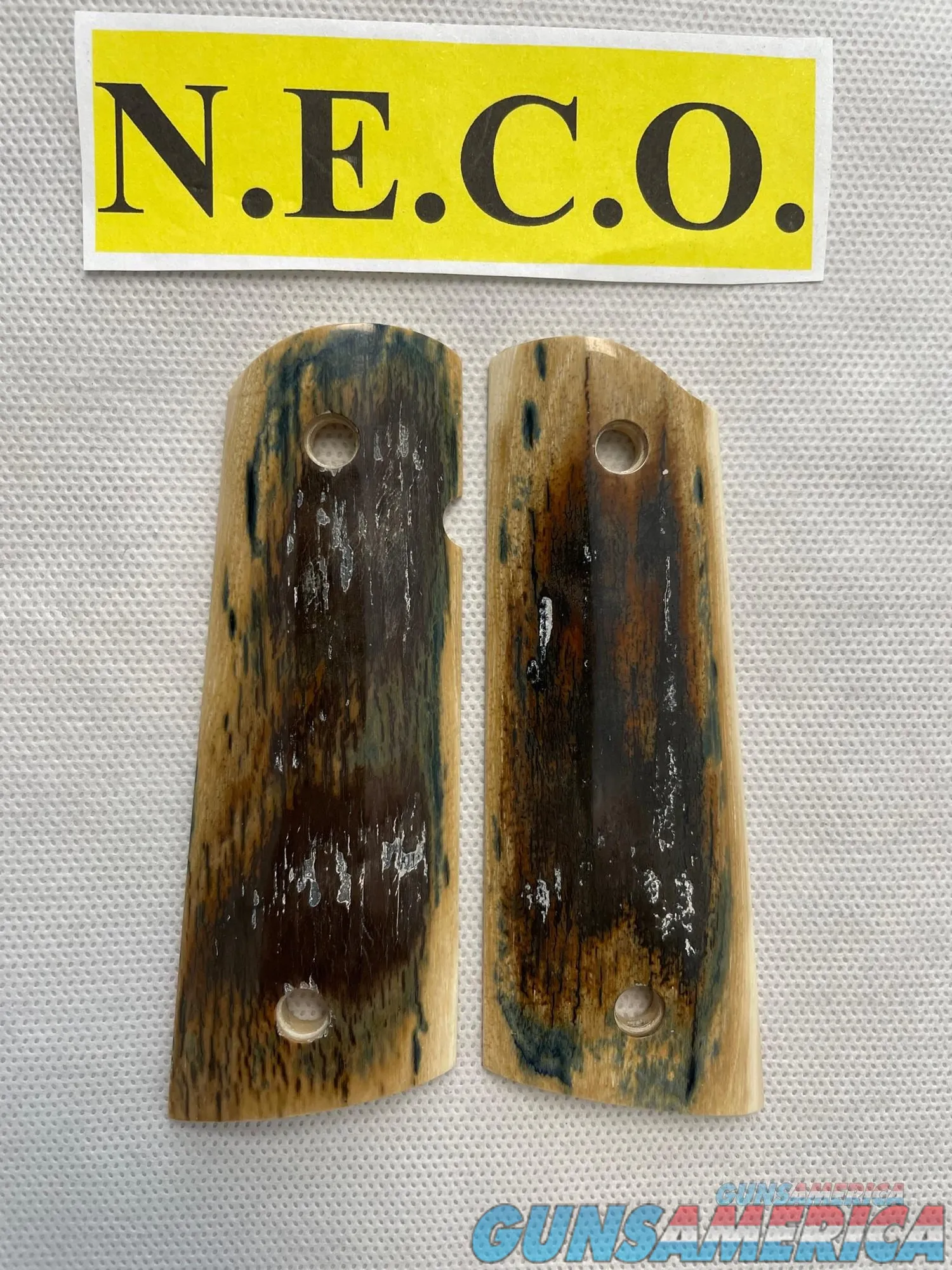 "BARK" MAMMOTH IVORY 1911 GRIPS