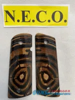 CROSS CUT MAMMOTH IVORY 1911 PISTOL GRIPS