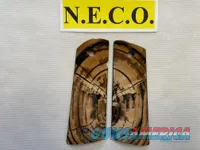 CROSS CUT MAMMOTH IVORY 1911 PISTOL GRIPS