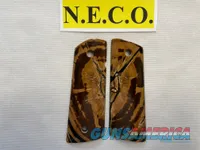 CROSS CUT MAMMOTH IVORY 1911 PISTOL GRIPS