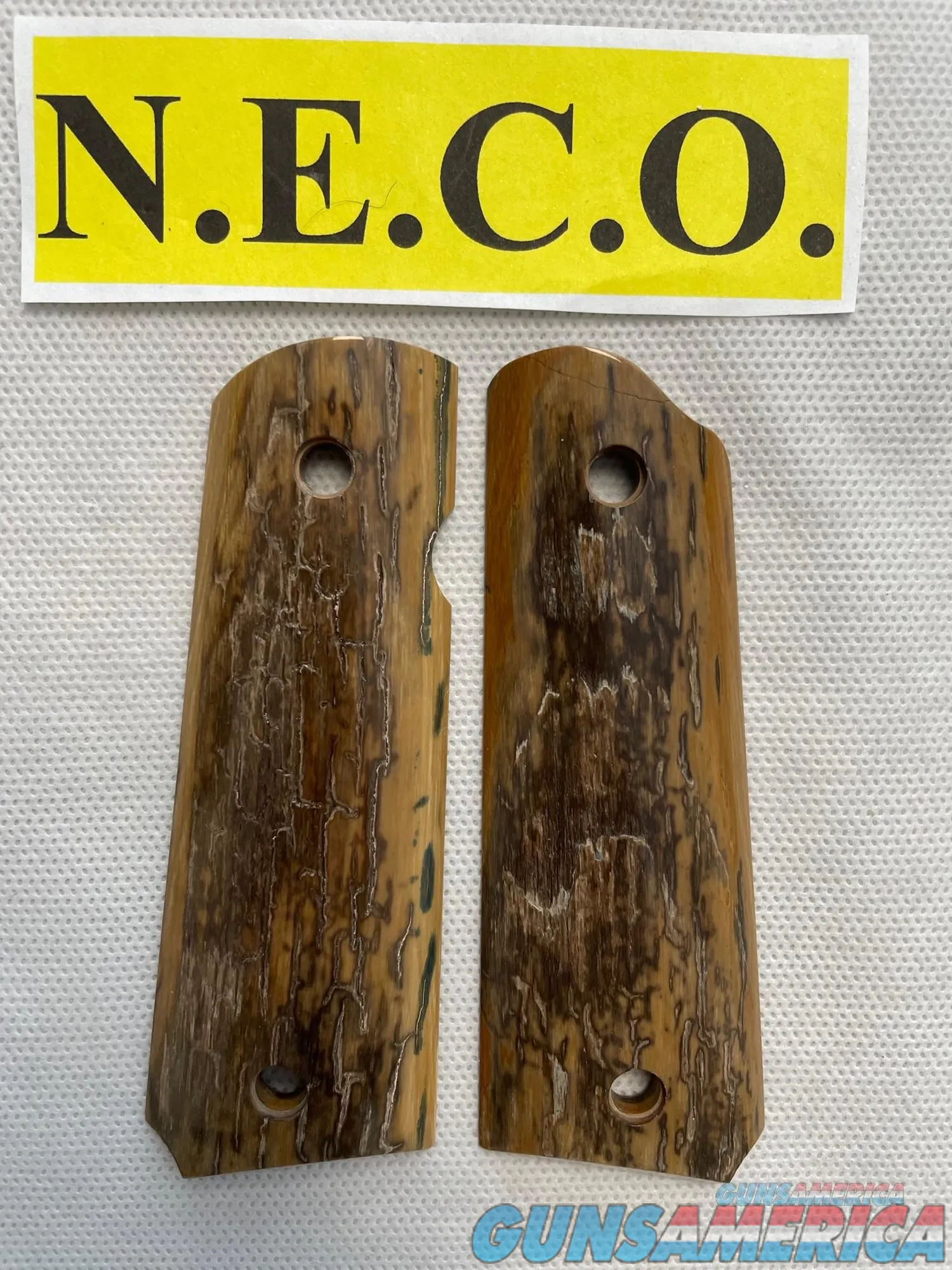 "BARK" MAMMOTH IVORY 1911 GRIPS