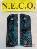 CROSS CUT MAMMOTH IVORY 1911 PISTOL GRIPS