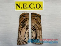 CROSS CUT MAMMOTH IVORY 1911 PISTOL GRIPS