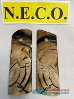 CROSS CUT MAMMOTH IVORY 1911 PISTOL GRIPS