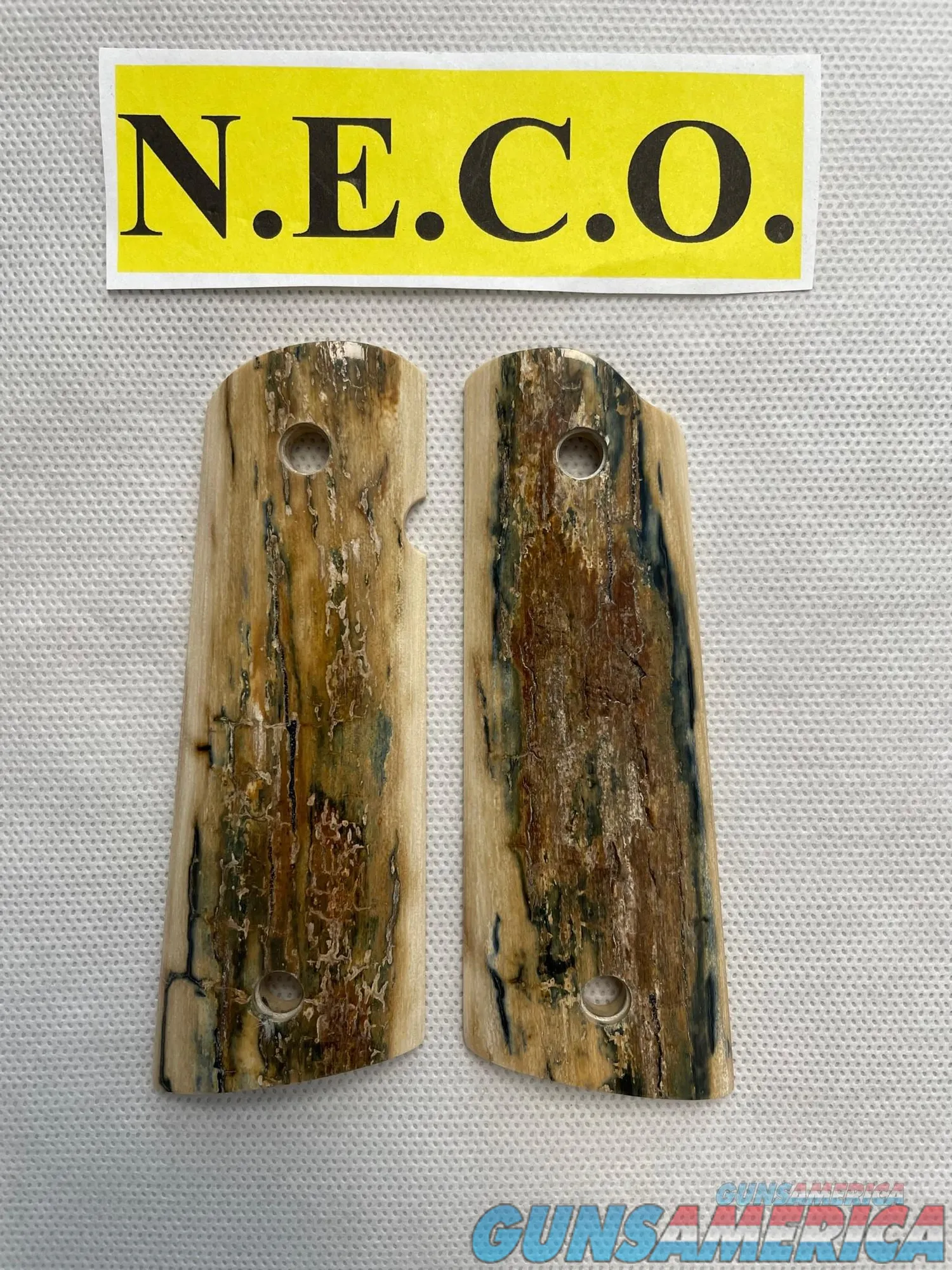 "BARK" MAMMOTH IVORY 1911 GRIPS
