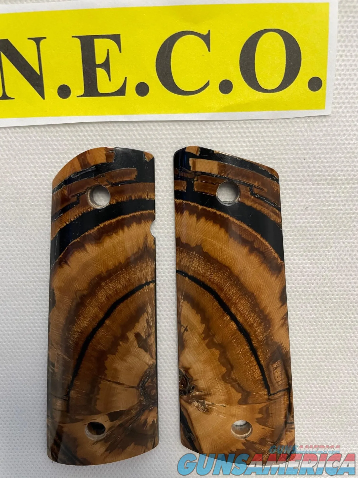 CROSS CUT MAMMOTH IVORY 1911 PISTOL GRIP