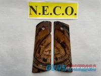 CROSS CUT MAMMOTH IVORY 1911 PISTOL GRIPS
