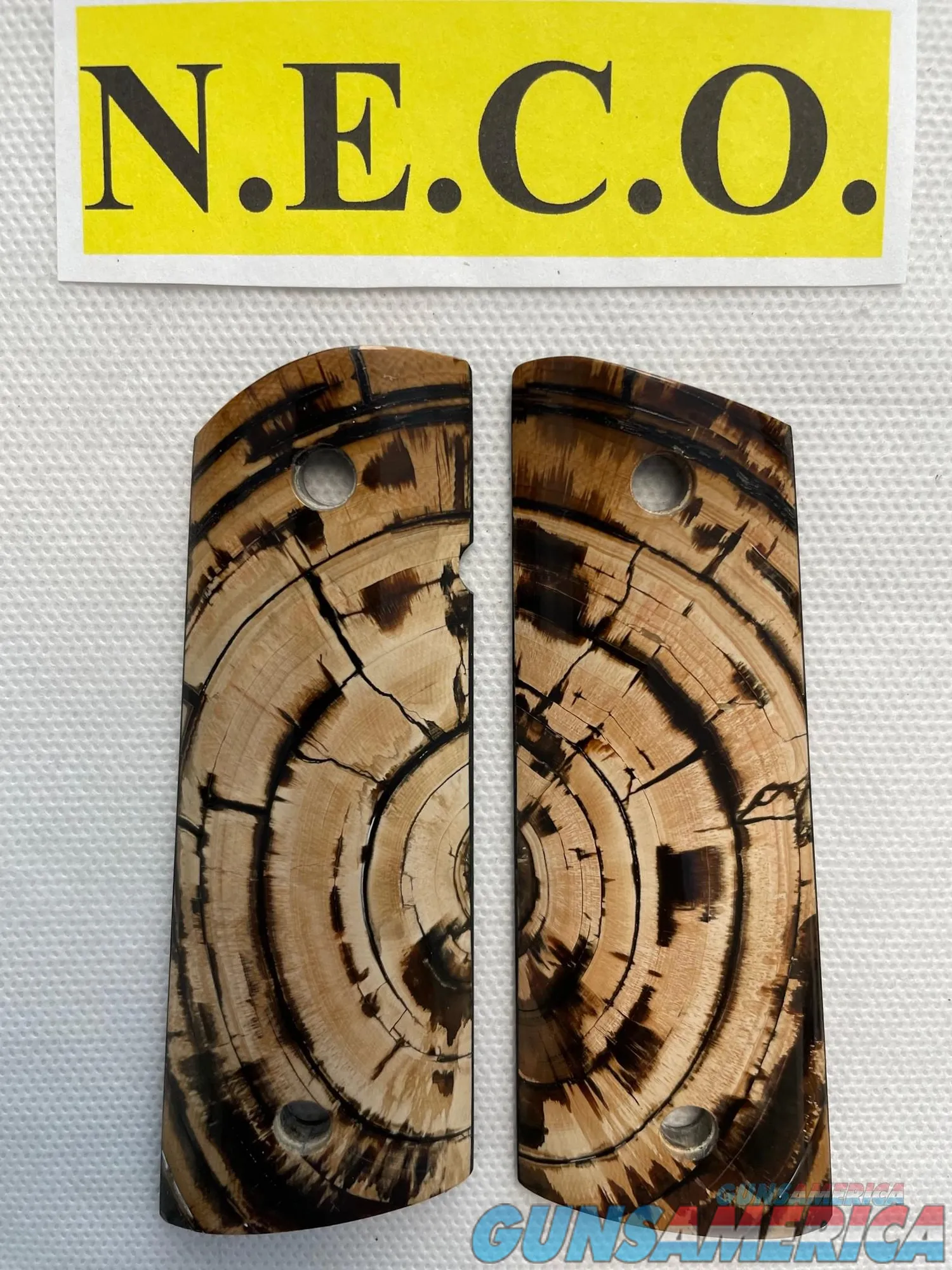 CROSS CUT MAMMOTH IVORY 1911 PISTOL GRIP