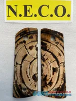 CROSS CUT MAMMOTH IVORY 1911 PISTOL GRIPS