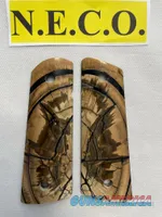 CROSS CUT MAMMOTH IVORY 1911 PISTOL GRIPS