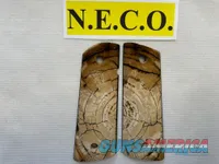 CROSS CUT MAMMOTH IVORY 1911 PISTOL GRIPS