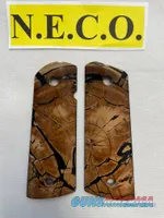 CROSS CUT MAMMOTH IVORY 1911 PISTOL GRIPS