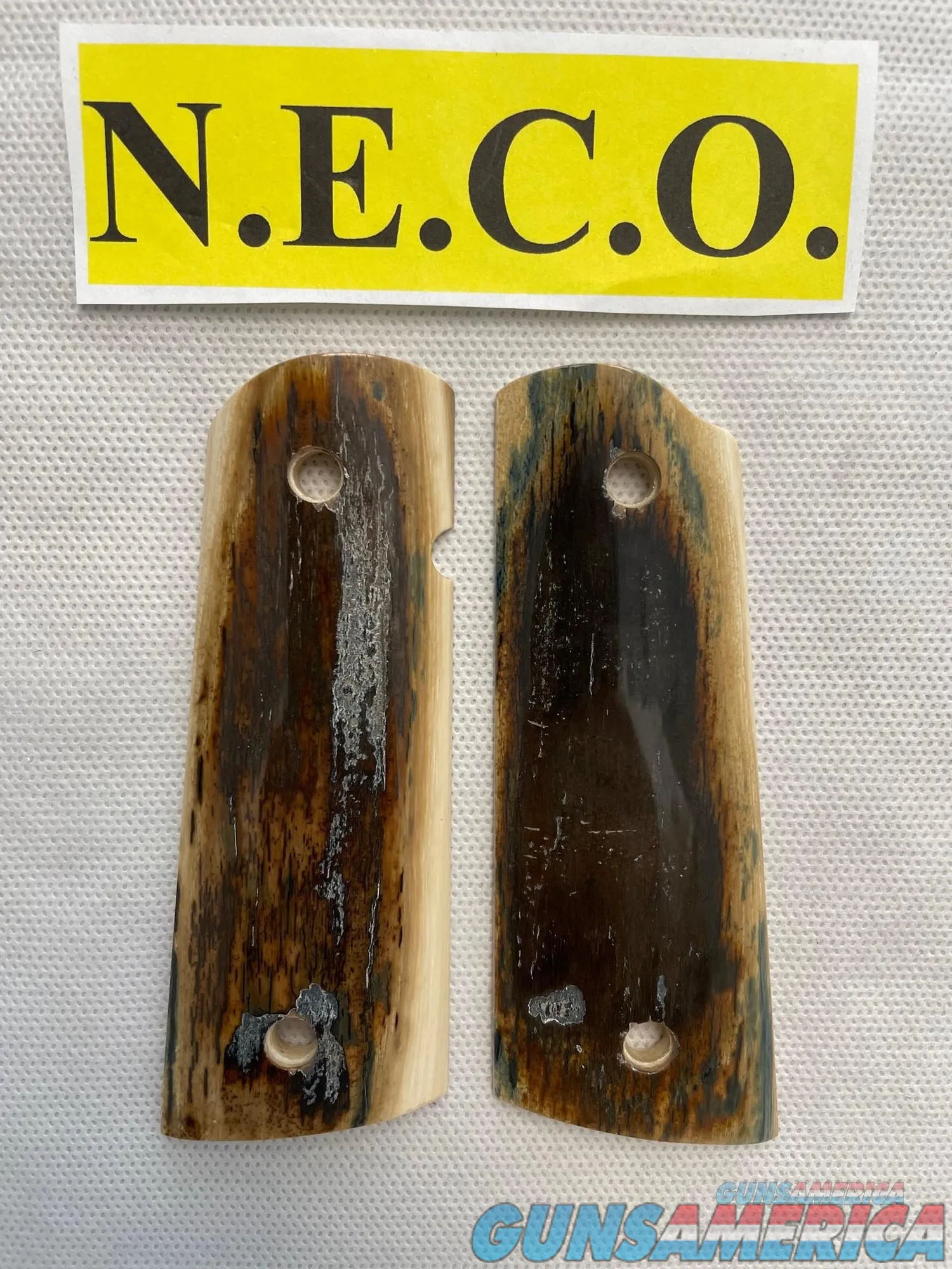 "BARK" MAMMOTH IVORY 1911 GRIPS