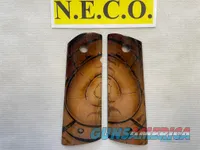 CROSS CUT MAMMOTH IVORY 1911 PISTOL GRIPS