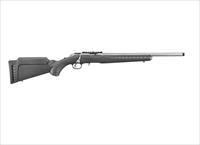 Ruger American Rimfire Rifle .22 WMR 18" Satin Stainless 9 Rds Black 8352