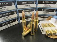 200 Rounds Federal Power-Shok 150 Gr SP .308 Win Img-1